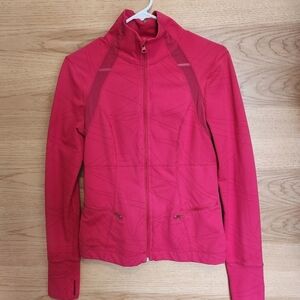 ZELLA ATHLETIC ACTIVEWEAR JACKET WITH MESH INSERTS - MAGENTA PINK -SMALL